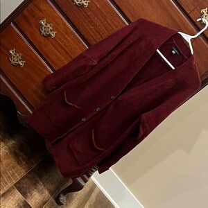 American Eagle Burgundy Cardigan